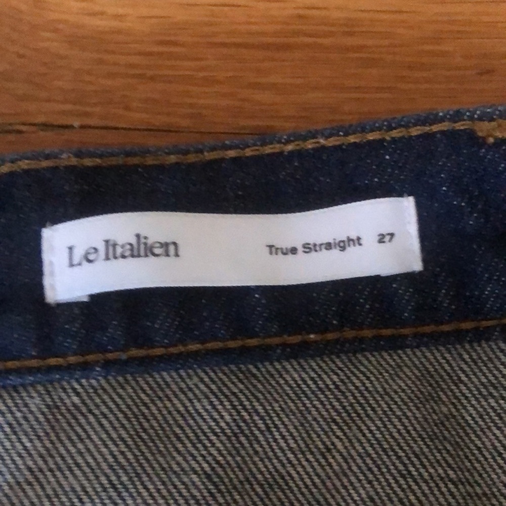 Frame Denim Straight-Leg Jeans in Deep Indigo - Picture 2 of 5